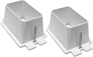 Single Gang Electrical Power Outlet Box Extender - Receptacle Outlet Box Extender, Electrical Outlet Extender for Electrical Box and Electrical Outlet Switches, ETL Listed -  Single Gang  5-Pack