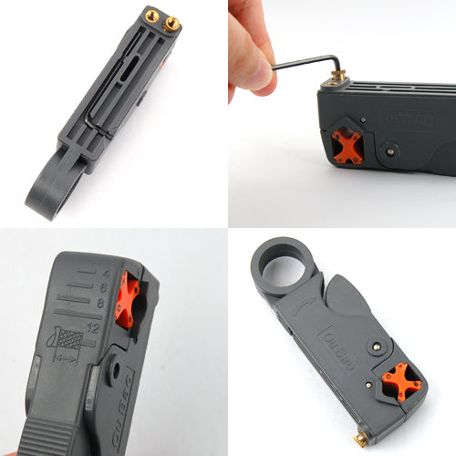 Standard Coaxial (RG59/RG6) Cable Stripper