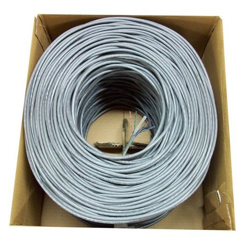 Bulk CAT6 Network Cable with cUL Approval (1000 ft/300 m Box - Grey)
