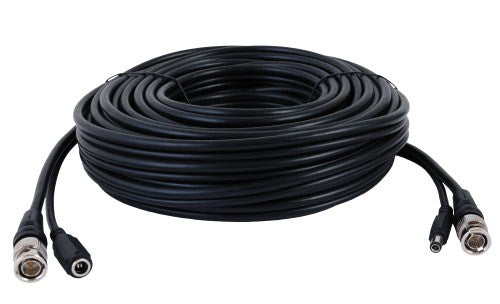25 ft (7.6 m) CCTV Camera Extension Cable with Power with BNC Video and DC Power