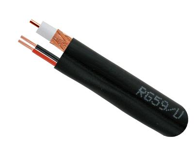 Bulk CCTV Security Camera Cable - Siamese RG59/U + 2/18 Power/Video, 100% Copper Core, 95% Shield (500 ft/150 m Box)