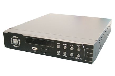 4-Channel H.264 Standalone DVR with Network/Smartphone Support