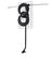 ClearStream 2V (50 mi/80 km) UHF/VHF Antenna and J-Mount Combo