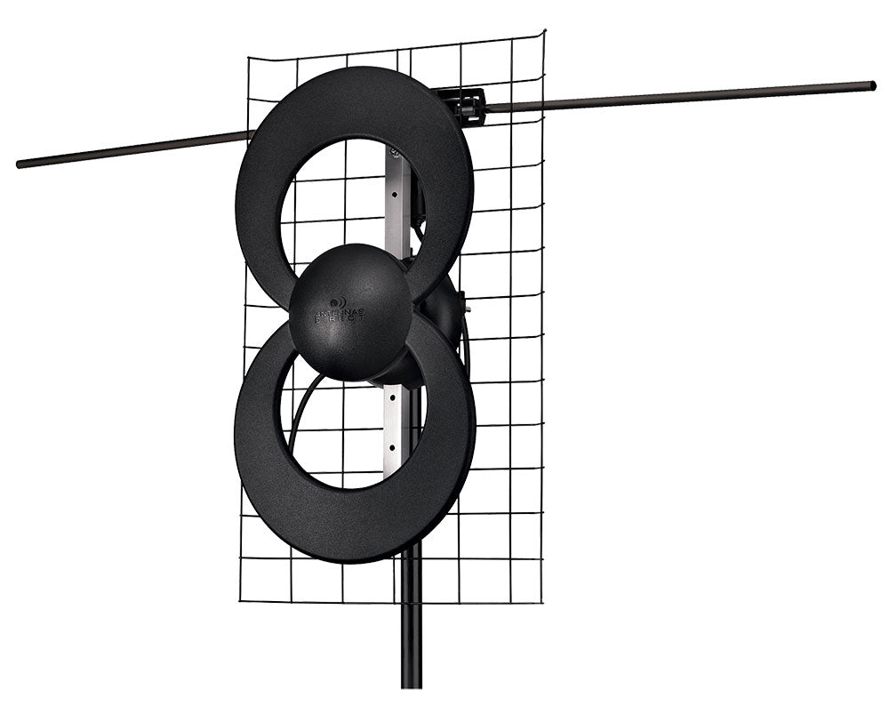 ClearStream 2V (50 mi/80 km) UHF/VHF Antenna and J-Mount Combo
