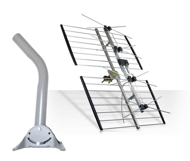 Channel Master CM-4221HD 4-Bay (45 mi/70 km) UHF Antenna w/ J-Pipe Mount