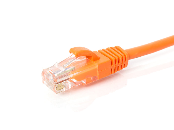 1 ft (30 cm) CAT6 500 MHz UTP Network Cable (Orange)