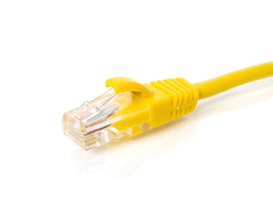 1 ft (30 cm) CAT6 500 MHz UTP Network Cable (Yellow)