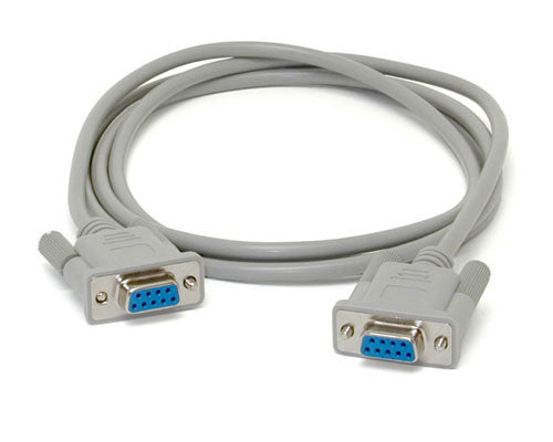 6 ft (1.8 m) Null Modem DB9 Serial (Female-Female) Cable