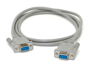 6 ft (1.8 m) Straight-Through DB9 Serial (Female-Female) Cable