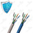 vertical cable Category-5E, 24AWG, UTP, 8C Solid Bare Copper, 350MHz, Riser Rated, PVC Jacket, White, 1000ft. Pull Box (1000 ft/300 m Box)