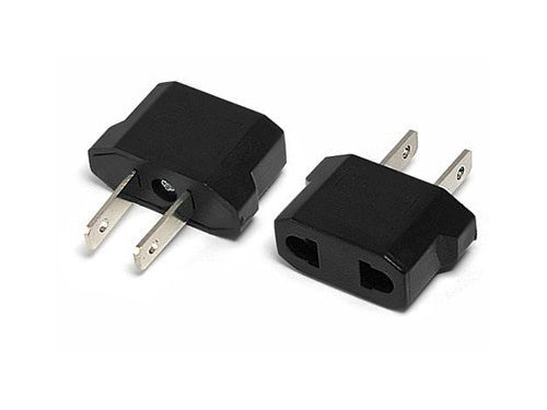 European to North American Plug Adapter (non-grounded)