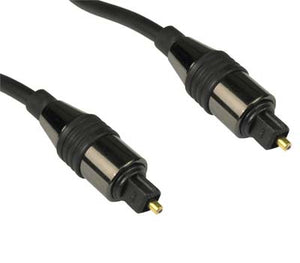 25 ft (7.6 m) TOSLINK Digital Optical Audio Cable