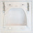 Flush to Outer Surface Bulk Wire Wall Plate (Double Gang, White)