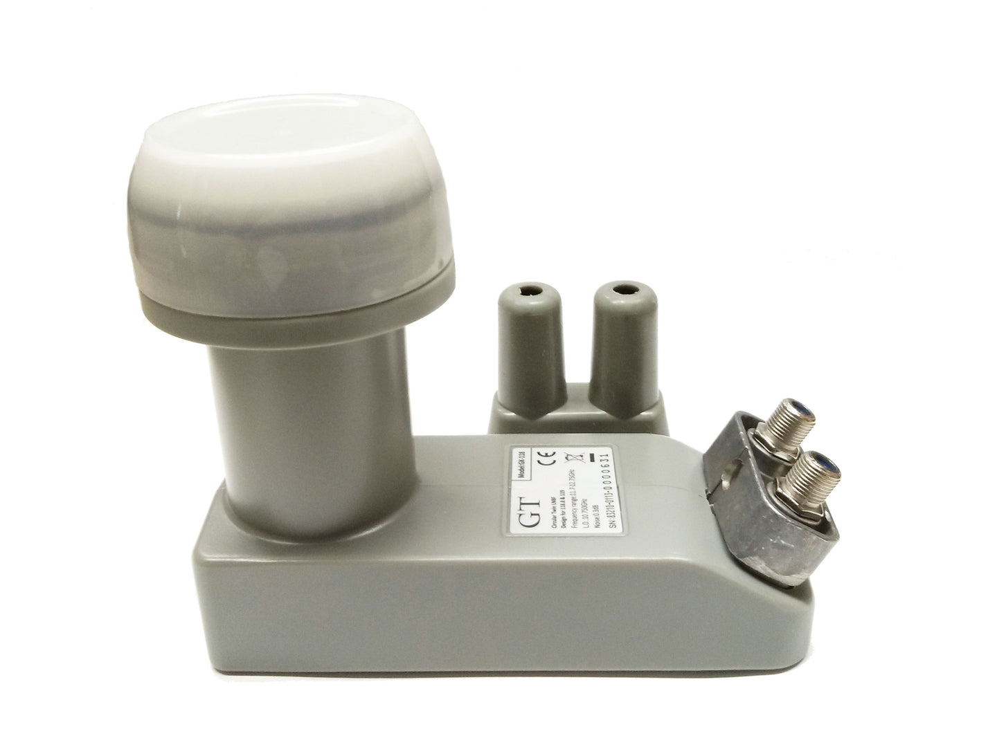 Square-Shaped Dual-Output DSS Circular LNB for 118/119 W
