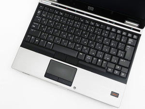 HP EliteBook 2530p 12-inch Ultra Portable Laptop (Intel Core2 Duo 1.8GHz, 2GB RAM, 120GB HDD, DVD-RW, WiFi, Webcam, Fingerprint Reader, Windows XP Professional) [Refurbished]