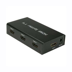 Powered HDMI 1.4 Splitter with 4-Outputs