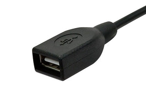 Micro USB to Female USB 2.0 OTG (On-the-Go) Cable