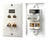 HDMI + Mono RCA Audio + Coaxial + Dual Ethernet Wall Plate (White)