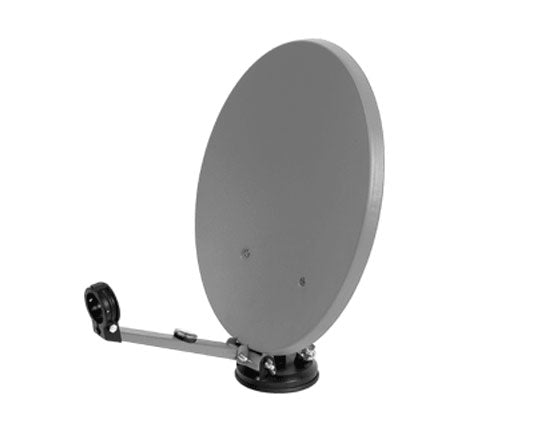 Portable 13 in (35 cm) Satellite Dish with 1 x Dual DSS Circular LNB