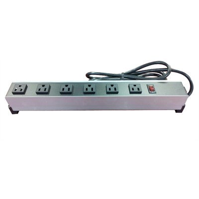 6 Outlet Surge Protector, Power Bar, Power Strip with 3 Feet Cord 125V/15A, Certified UL cULus