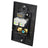HDMI + Mono RCA Audio/Coaxial + Dual Ethernet Wall Plate (Black)