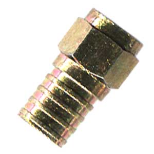 Crimp F-Connectors with Silicone for RG6 (100 pack)