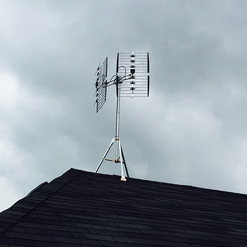 BEST 360-Degree Adjustable 8-Bay Multi-Directional (45-80+ mi/70-130+ km) HDTV UHF Antenna (BEST-8HD-180D)