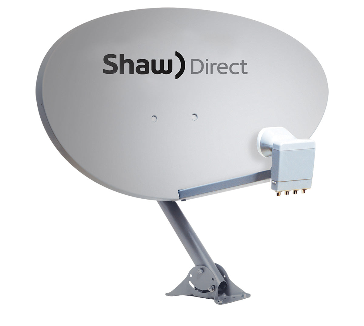 Shaw Direct Shaw Direct 60 cm 24 in Satellite Dish with Quad LNB – Angel Electronics