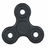 Fidget Spinner- Tri Fidget Spin Hand Finger Spinner Spin Widget Focus Toy EDC Pocket Triangle Plastic Gift for ADHD Children Adults Non-3D printed