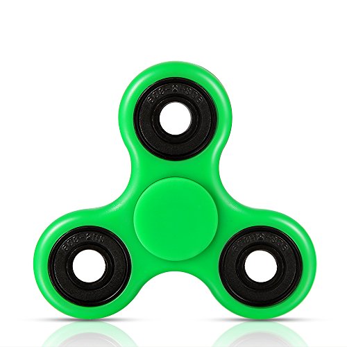 Fidget Spinner- Tri Fidget Spin Hand Finger Spinner Spin Widget Focus Toy EDC Pocket Triangle Plastic Gift for ADHD Children Adults Non-3D printed