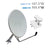 Star Choice Compatible 36 in (90 cm) Satellite Dish with Dual-Output (2 Receiver) LNB