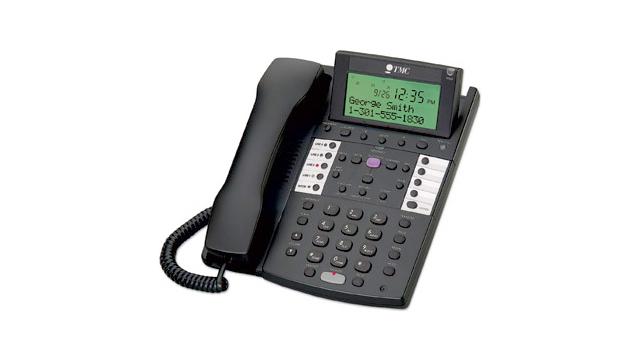TMC VMAIL Dual-Line Expandable Phone System with Speakerphone and Caller ID [Refurbished]