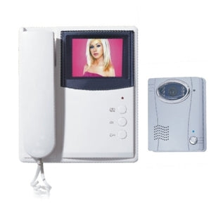 4-inch Color Video Intercom and Door Monitor