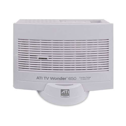 VisionTek 400263 TV Wonder 650 MCE Edition TV Tuner - USB, ATSC, NTSC, Clear-QAM, FM Radio, 1080p, S-Video, Composite, ATI Avivo [Refurbished]
