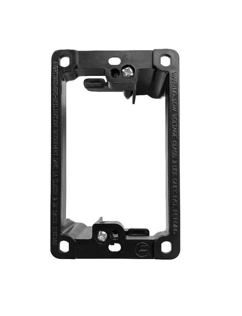 Best Mounts - Low Voltage Mounting Bracket 1 Gang Multipurpose Drywall Mounting Wall Plate Bracket - (Single Gang, 24 Pack)