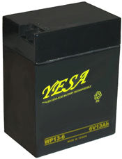6V/12Ah Rechargeable Sealed Lead Acid Battery for Security Alarms