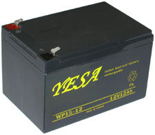 12V/15Ah Rechargeable Sealed Lead Acid Battery for Security Alarms