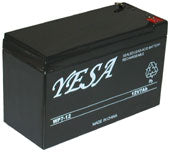 12V/7Ah Rechargeable Sealed Lead Acid Battery for Security Alarms