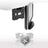 XLNC 10-24 inch TV Flat-Bracket Wall Mount - Up to 55 lb (25 kg)